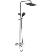 Душевая система ALMAes GaLaxy с термостатом Хром арт-SDI-1803 — фото 1, Душевые стойки