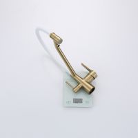 Смеситель для кухни Raglo Золото матовое Белый арт-R80.62.03 — фото 12, Смесители для кухни