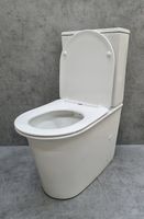 Унитаз компакт CeramaLux Белый глянцевый с бачком и сиденьем Микролифт арт-1223A — фото 4, Напольные унитазы