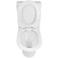 Унитаз компакт Azario Fretta New с бачком и сиденьем Микролифт арт-AZ-1223B — фото 4, Напольные унитазы