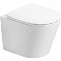 Унитаз Azario Atrio подвесной Белый с сиденьем Микролифт арт-AZ-2330 — фото 1, Подвесные унитазы