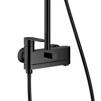 Товар: Душевая система Haiba Черная матовая арт-HB24590-7 - фото 5 Душевая система Haiba Черная матовая арт-HB24590-7 — фото 5, Душевые стойки