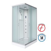 Душевая кабина Niagara Classic NG-43285-14QF (120х80х215) низкий поддон(13см),стекло матовое,3 места арт-432853QF — фото 2, Душевые кабины