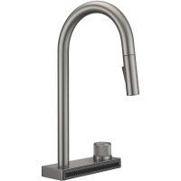 Смеситель для кухни Milacio Ultra Вороненая сталь арт-MCU.556.GM — фото 1, Смесители для кухни