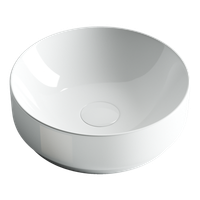 Раковина-чаша Ceramicanova Element 35 Белая арт-CN6005 — фото 3, Раковины накладные