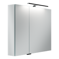 Товар: Зеркальный шкаф для ванной комнаты SANCOS Hilton 900x148х740 мм, с LED подсветкой, арт . арт-Z900 - фото 3 Зеркальный шкаф для ванной комнаты SANCOS Hilton 900x148х740 мм, с LED подсветкой, арт . арт-Z900 — фото 3, Зеркальные шкафы в ванную