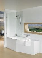 Товар: Шторка на ванну Riho VZ Scandic NXT X500 Space Saver 91 L (GX00642C1) профиль Хром стекло арт-G001171120 - фото 1 Шторка на ванну Riho VZ Scandic NXT X500 Space Saver 91 L (GX00642C1) профиль Хром стекло арт-G001171120 — фото 1, Шторки для ванной распашные