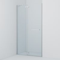 Душевая дверь Iddis Slide 111 профиль Хром стекло прозрачное арт-SLI6CH1i69 — фото 4, Распашные душевые двери