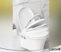 Унитаз биде Creavit подвесной Белый без сиденья арт-MO320-00CB00E-0000 — фото 2, Подвесные унитазы