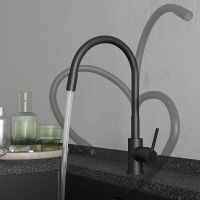 Смеситель для кухни Milardo Meal Черный матовый арт-M01BL0FM05 — фото 6, Смесители для кухни