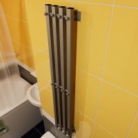 Электрический полотенцесушитель Altasan АргоПроф 120х21 Графит арт-АргоПроф12021Г — фото 4, Электрические полотенцесушители