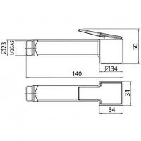 Гигиенический душ со смесителем Bossini Cube Brass Черный матовый арт-E38003B.073 — фото 3, Гигиенические души