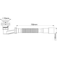 Товар: Сифон для душевого поддона Nova Хром арт-1621 - фото 2 Сифон для душевого поддона Nova Хром арт-1621 — фото 2, Сифоны для поддонов