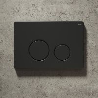 Клавиша смыва Iddis Unisteel Черная матовая арт-UNS01MBi77 — фото 4, Кнопки смыва