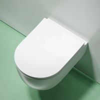 Унитаз Ceramicanova Modena Rimless подвесной Белый матовый с сиденьем Микролифт арт-CN6063MW — фото 15, Подвесные унитазы