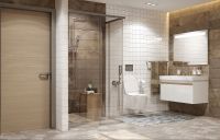 Душевой уголок Ambassador Queen 120х80 профиль Хром стекло прозрачное арт-11011106L — фото 7, Прямоугольные душевые уголки