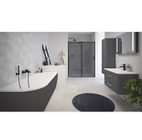 Акриловая ванна CEZARES арт-SLIM CORNER-180-80-60-R-NERO-SET — фото 3, Акриловые ванны