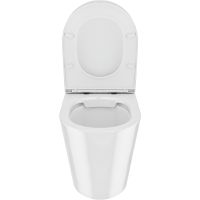 Унитаз Iddis Calipso Rimless приставной с сиденьем Микролифт арт-CALRDSEi26 — фото 8, Приставные унитазы