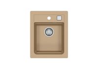 Товар: Мойка для кухни ALVEUS GRANITAL ATROX 10 BEIGE - G55 400 X 500 1X в комплекте с сифоном 1132823 арт-1139769.0 - фото 1 Мойка для кухни ALVEUS GRANITAL ATROX 10 BEIGE - G55 400 X 500 1X в комплекте с сифоном 1132823 арт-1139769.0 — фото 1, Кухонные мойки