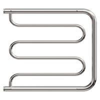 Водяной полотенцесушитель Point Фокстрот 600x700 с полкой Хром арт-PN25667P — фото 2, Водяные полотенцесушители