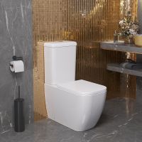 Унитаз компакт Ambassador Forsa с бачком и сиденьем Микролифт арт-247K19001S — фото 3, Напольные унитазы