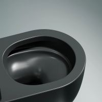 Унитаз Ceramicanova Modena Rimless подвесной Темный антрацит матовый с сиденьем Микролифт арт-CN6063MDH — фото 5, Подвесные унитазы