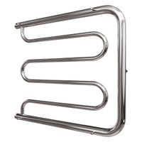 Водяной полотенцесушитель Point Фокстрот 600x600 с полкой Хром арт-PN25666P — фото 4, Водяные полотенцесушители