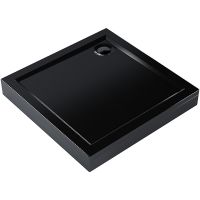 Акриловый поддон для душа Melodia della vita Eletto 90x90 Черный арт-MTYET9090bk — фото 7, Акриловые душевые поддоны