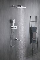 Душевая система Rose R10 с термостатом Хром арт-R1095 — фото 3, Встраиваемые душевые комплекты