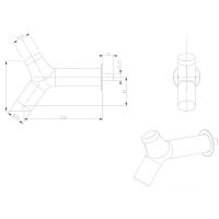 Душевая система Bronze de Luxe Liberty Черная матовая арт-5011B-P — фото 4, Встраиваемые душевые комплекты