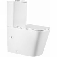 Унитаз компакт Bond Белый с бачком и сиденьем Микролифт арт-F04-00 — фото 1, Напольные унитазы