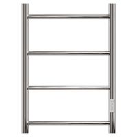 Полотенцесушитель электрический Point Афина П4 500x600 диммер справа, хром арт-PN04856 — фото 1, Электрические полотенцесушители