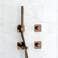 Встраиваемый комплект для ванны с лейкой и изливом арт-A8851.309.311.290.292.291 — фото 2, Смеситель для ванны