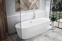 Акриловая ванна CEZARES арт-METAURO-Central-180-80-40-W37 — фото 3, Акриловые ванны