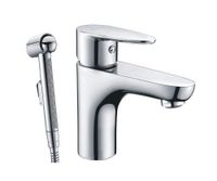 Leine Смеситель для умывальника с гигиенической лейкой арт-3508 — фото 1, Гигиенические души