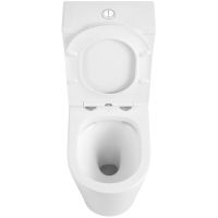 Унитаз компакт Iberica Blanca Burgos Alto с бачком и сиденьем Микролифт арт-IB.BRA.121.1B1 — фото 4, Напольные унитазы