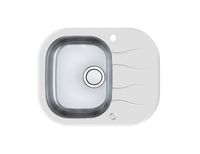 Мойка для кухни KARAT 20* черный 860X500 1+1/2 правая в комплекте с сифоном 1092272 арт-1103659.0 — фото 1, Кухонные мойки