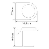 Товар: Kammel K-HITE Подстаканник одинарный арт-8328W - фото 5 Kammel K-HITE Подстаканник одинарный арт-8328W — фото 5, Стаканы для зубных щеток