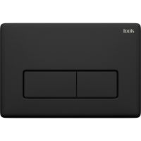 Клавиша смыва Iddis Unifix Черная матовая арт-UNI10B0i77 — фото 1, Кнопки смыва
