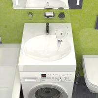 Товар: Раковина Reflection Gamma 60 на стиральную машину Белая арт-RX6060GM - фото 3 Раковина Reflection Gamma 60 на стиральную машину Белая арт-RX6060GM — фото 3, Раковины на стиральную машину