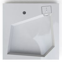 Раковина Altasan Quadro 60x60 на стиральную машину Белая арт-UPP60QUADROs — фото 3, Раковины на стиральную машину