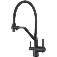 Смеситель для кухни D-Lin Черный матовый арт-D159317-A — фото 1, Смесители для кухни