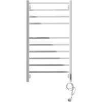 Электрический полотенцесушитель Domoterm Квадро П10 500x1000 EK R Хром арт-КвадроП10500x1000EKR — фото 1, Электрические полотенцесушители