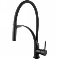 Смеситель для кухни Lemark Soul Черный матовый арт-LM6007BL — фото 1, Смесители для кухни