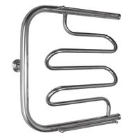 Водяной полотенцесушитель Energy Mix 500x500 с полкой Хром арт-EWTR00MIX0505000000 — фото 5, Водяные полотенцесушители