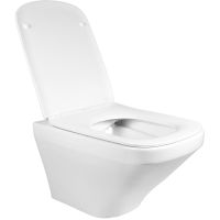 Унитаз Bond Cube подвесной Белый с сиденьем Микролифт арт-F11-10 — фото 4, Подвесные унитазы