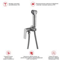 Товар: Гигиенический душ со смесителем Raglo Графит матовый арт-R03.52.09 - фото 9 Гигиенический душ со смесителем Raglo Графит матовый арт-R03.52.09 — фото 9, Гигиенические души