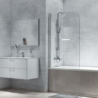 Товар: Шторка на ванну Iddis Ray 80х140 профиль Хром стекло прозрачное арт-RAY6CS8i90 - фото 1 Шторка на ванну Iddis Ray 80х140 профиль Хром стекло прозрачное арт-RAY6CS8i90 — фото 1, Шторки для ванной распашные