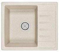 Granula-, кухонная мойка, СтандАРТ кварц арт-5803, БЕЖЕВЫЙ — фото 1, Кухонные мойки