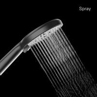 Ручной душ Milardo Ideal Spa 3F Черный матовый арт-ILS3FBRM18 — фото 11, Лейки для душа